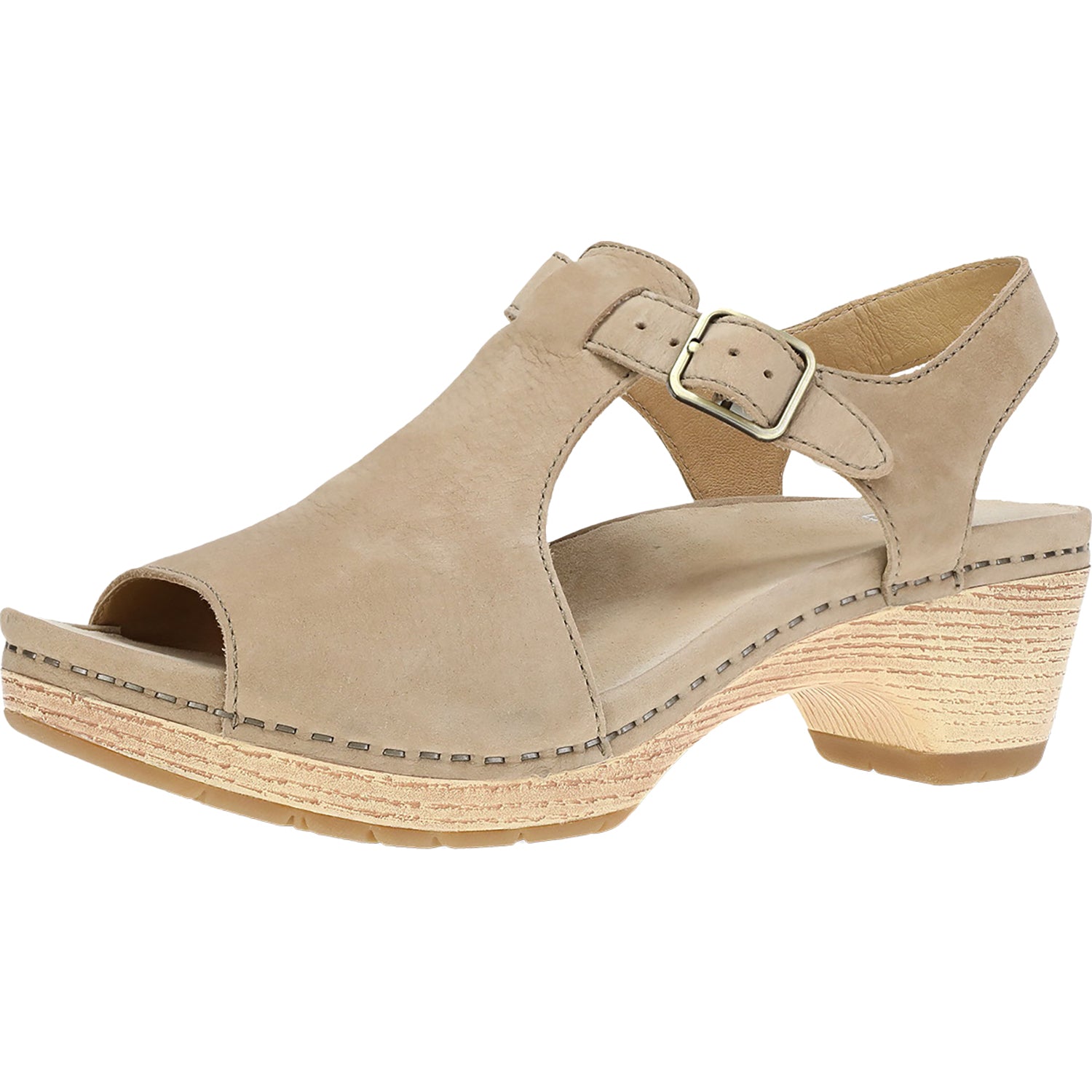 Womens Dansko Dansko Laverne Women's Sandals Sand Milled Nubuck Sand Milled Nubuck