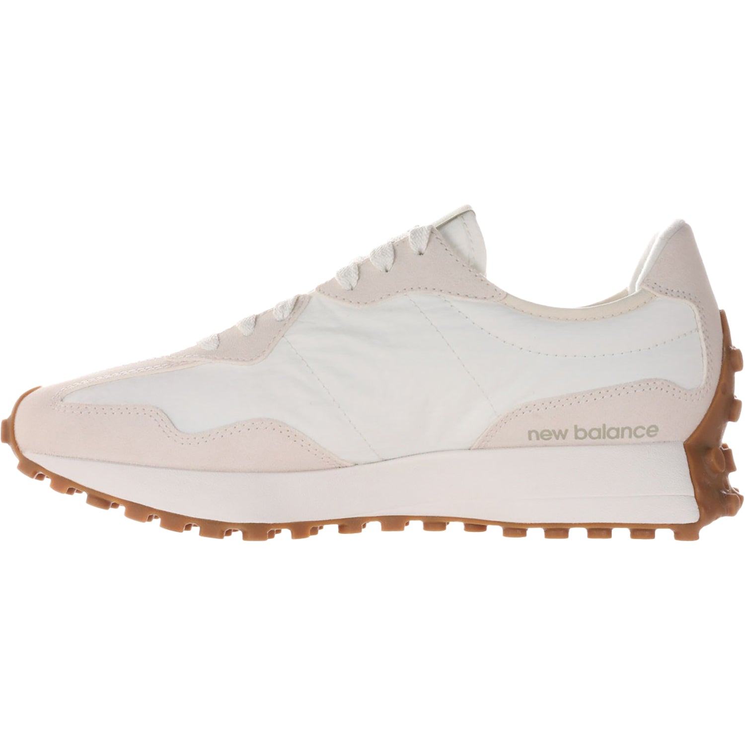 Womens New balance Women's New Balance WS327FTB Linen/Sea Salt/Olivine Suede Linen/Sea Salt/Olivine Suede