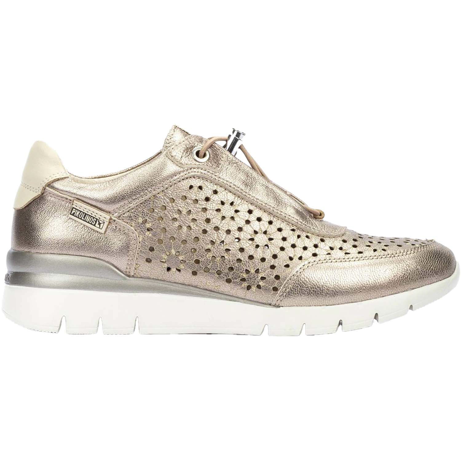 Womens Pikolinos Pikolinos Cantabria W4R-6584CL Women's Slip On Sneakers Stone Leather Stone Leather