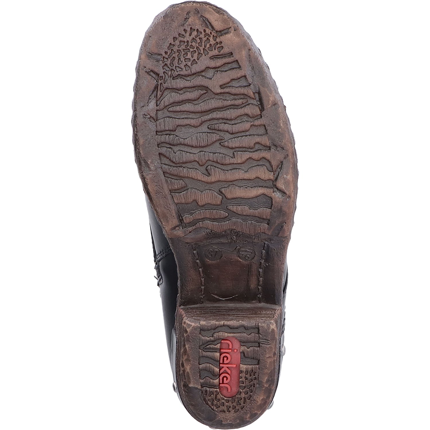 Womens Rieker Rieker 93614-00 Women's Boots Schwarz/Rauch-Multi Schwarz/Rauch-Multi