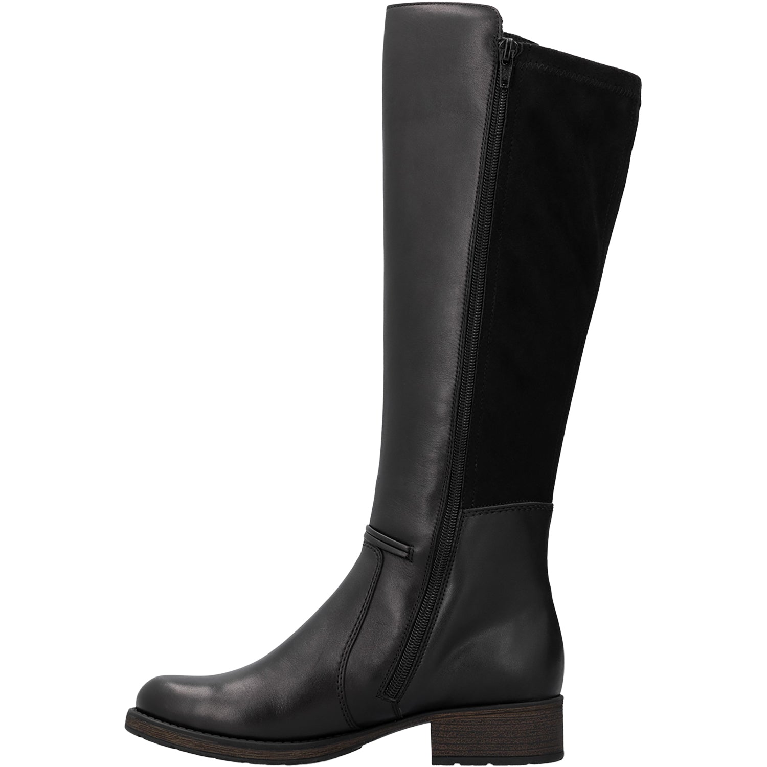 Womens Rieker Rieker Z9564-00 Women's Tall Boots Schwarz/Schwarz/Schwarz Leather Schwarz/Schwarz/Schwarz Leather