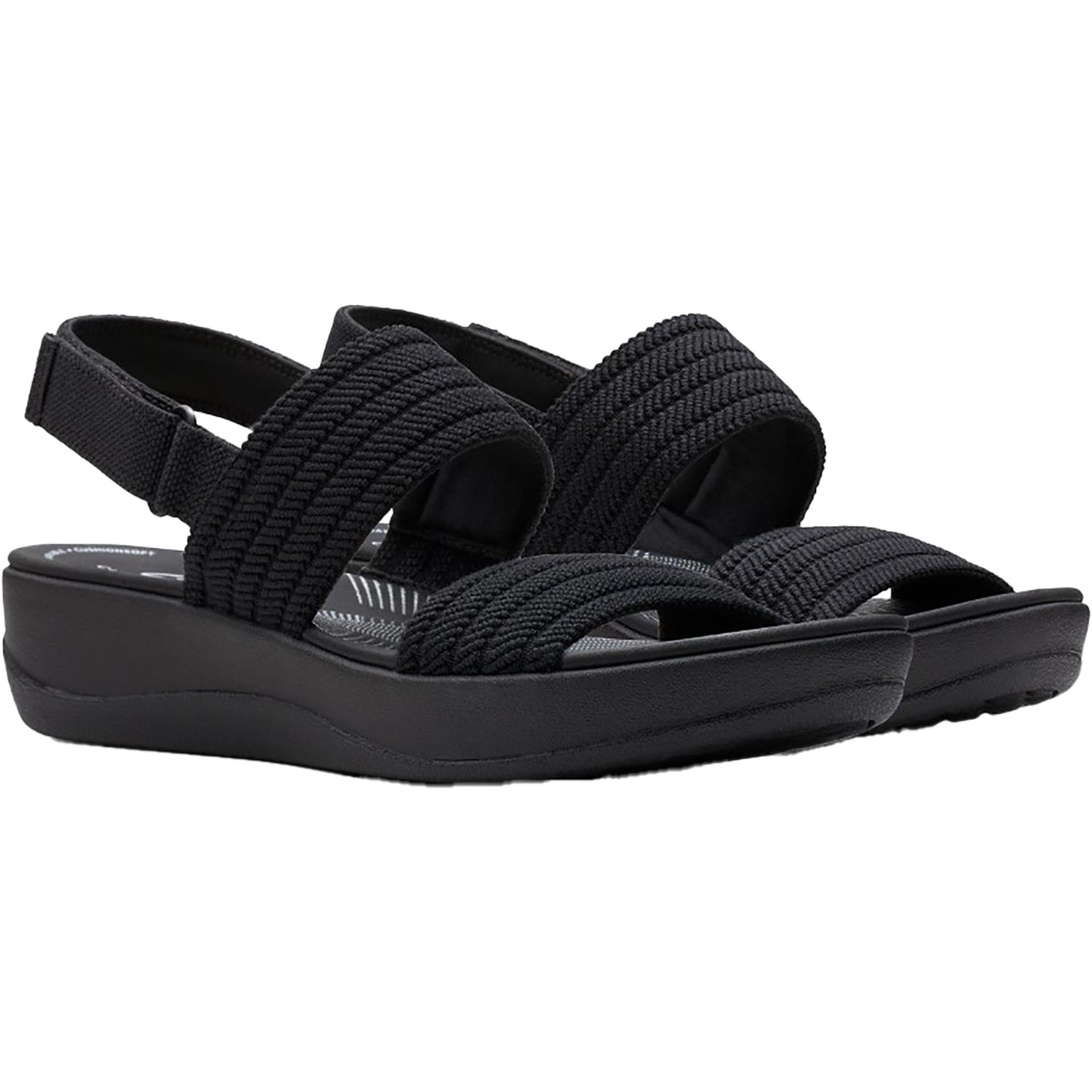 Womens Clarks Women's Clarks Cloudsteppers Arla Stroll Black Synthetic Black