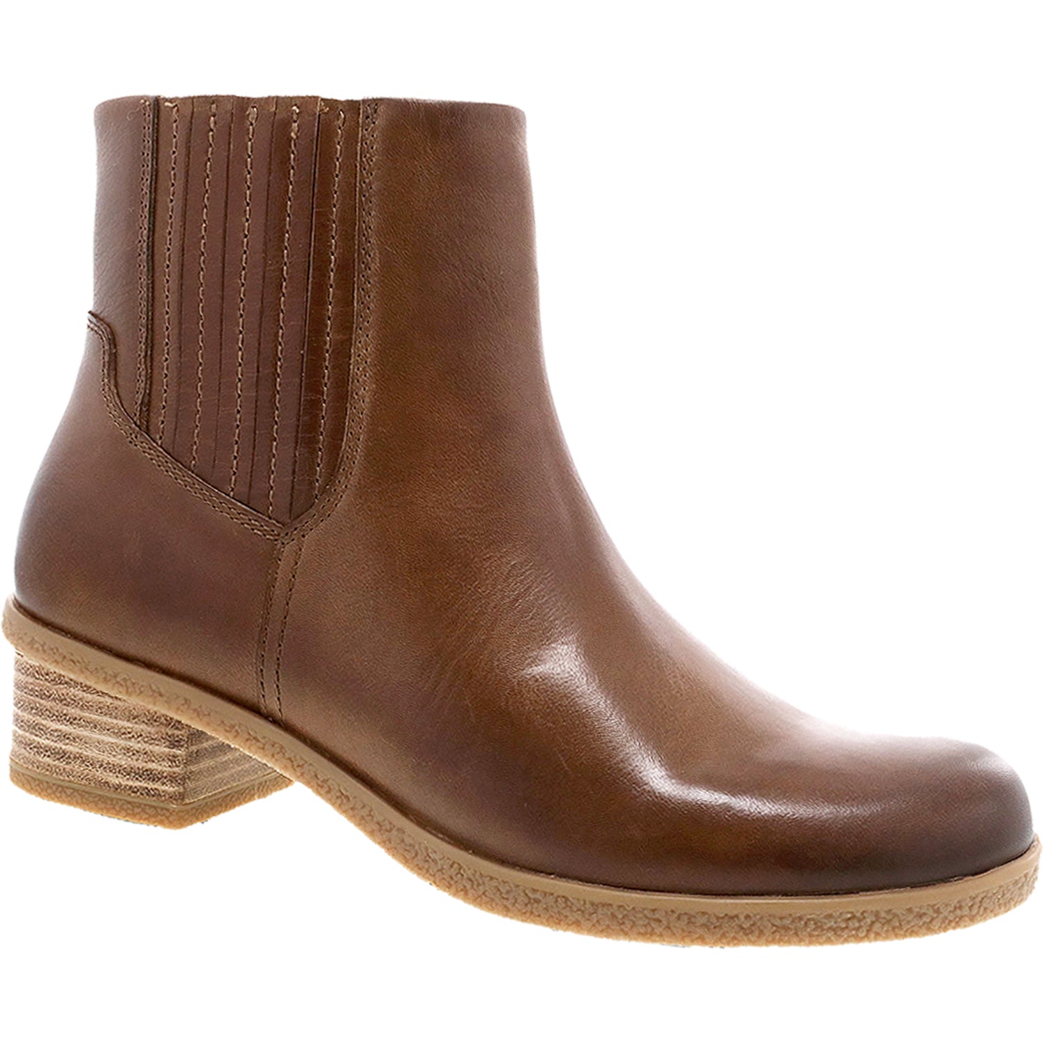 Womens Dansko Dansko Daisie Women's Waterproof Boots Tan Waterproof Burnished Leather Tan Waterproof Burnished Leather