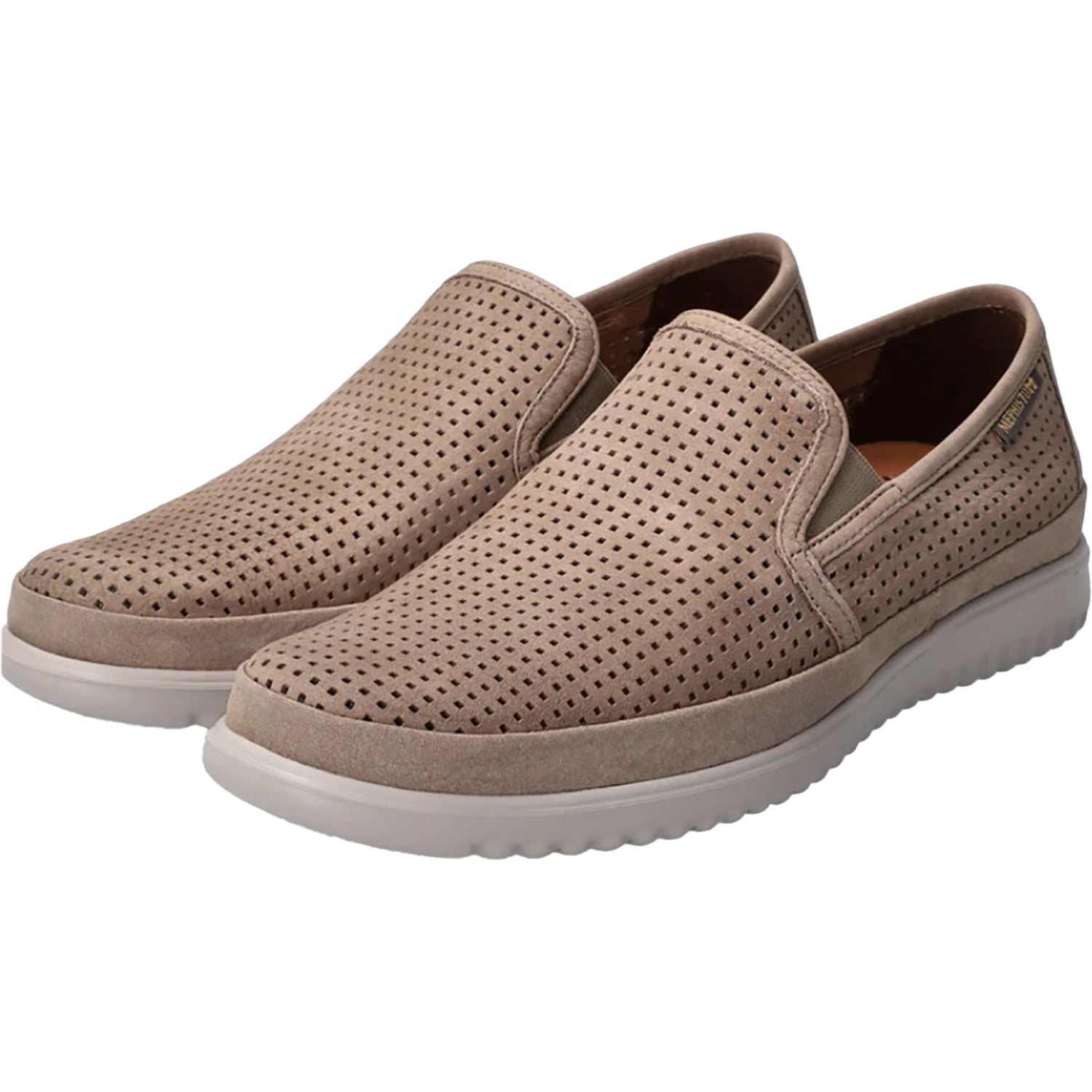 Mens Mephisto Mephisto Tiago Men's Slip Ons Sand Sport Buck Sand Sport Buck