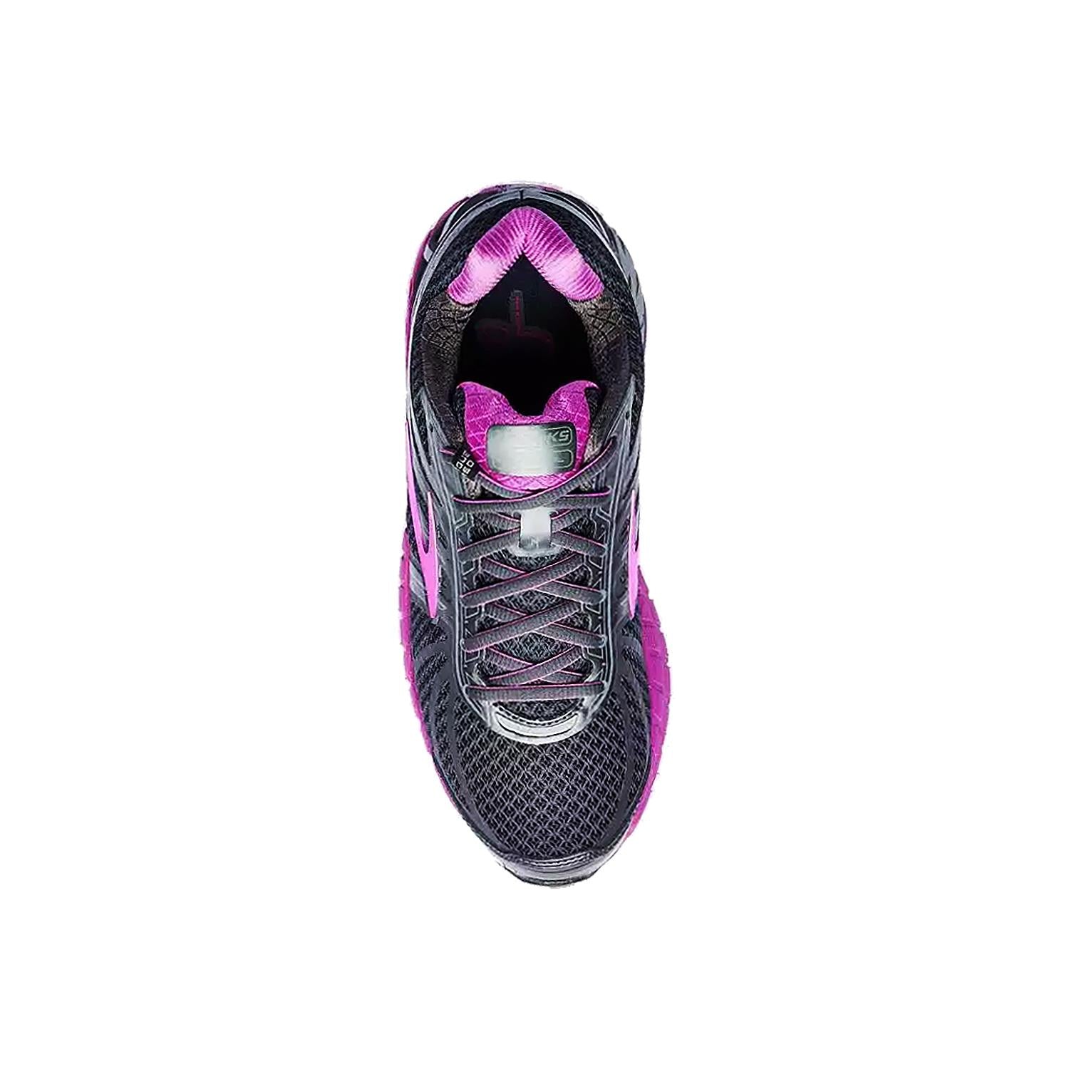 Womens Brooks Brooks Ariel 16 Women's Running Shoes Anthracite/Purple Cactus Flower Mesh Anthracite/Purple Cactus Flower Mesh