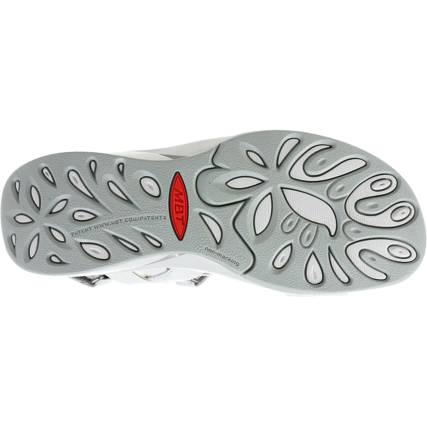 Womens Mbt Women's MBT Kiburi Light Grey Leather Light Grey Leather