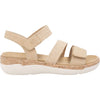 Womens Remonte Remonte R6861-20 Women's Sandals Tan Woven Stretch Tan Woven Stretch