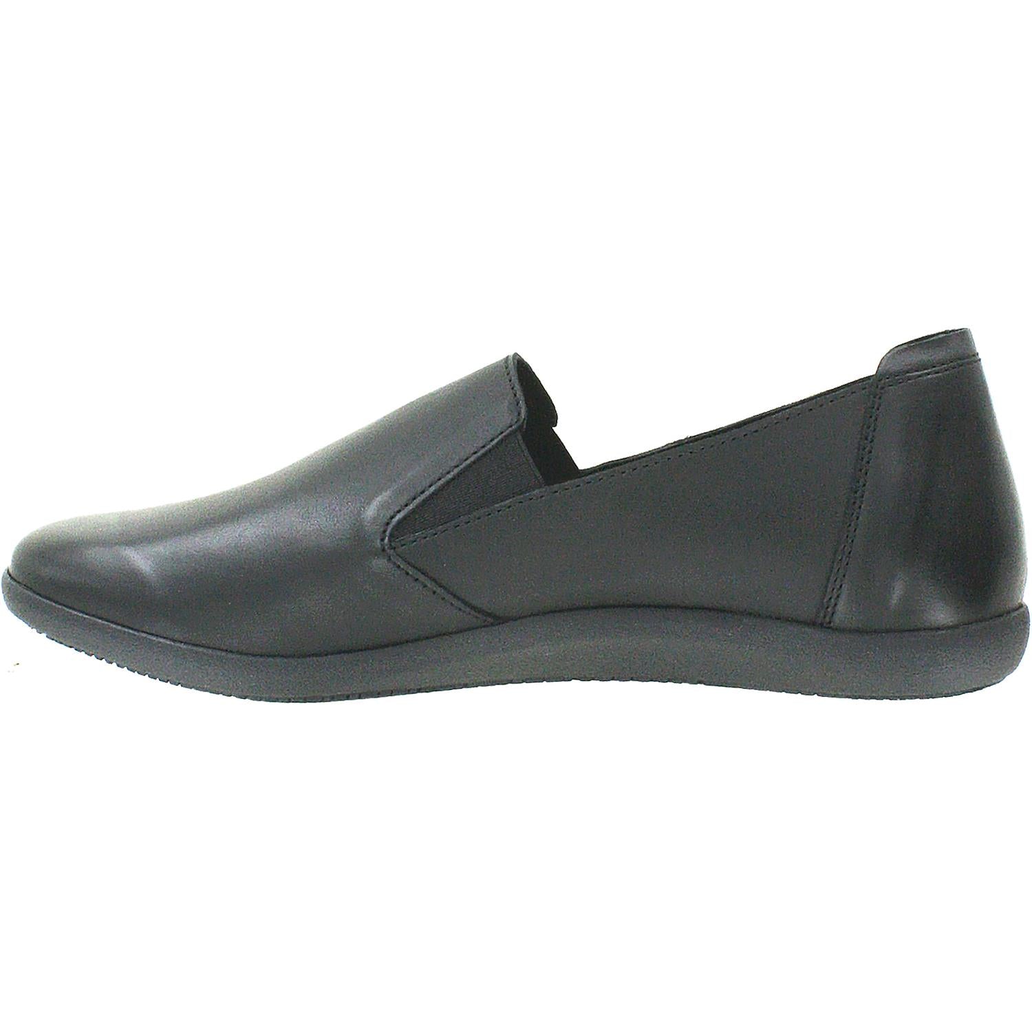 Womens Mephisto Mephisto Korie Women's Slip Ons Black Silk Leather Black Silk Leather