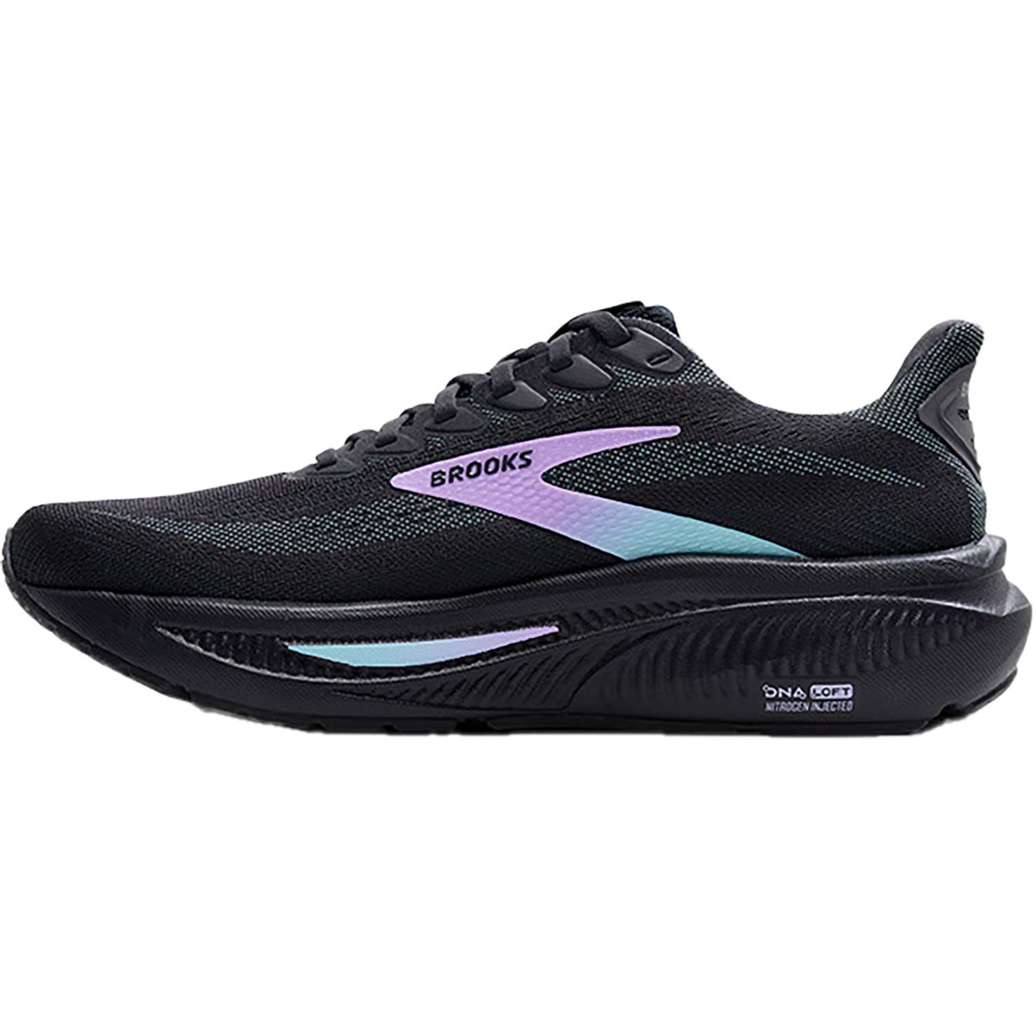 Womens Brooks Women's Brooks Ghost 17 Grey/Clear Water/Purple Mesh (Neutral Support) Grey/Clear Water/Purple Mesh