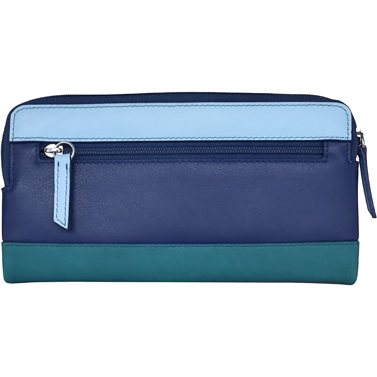 Womens Ili new york ili New York Smartphone Wallet Purse Denim Multi Leather Denim Multi Leather