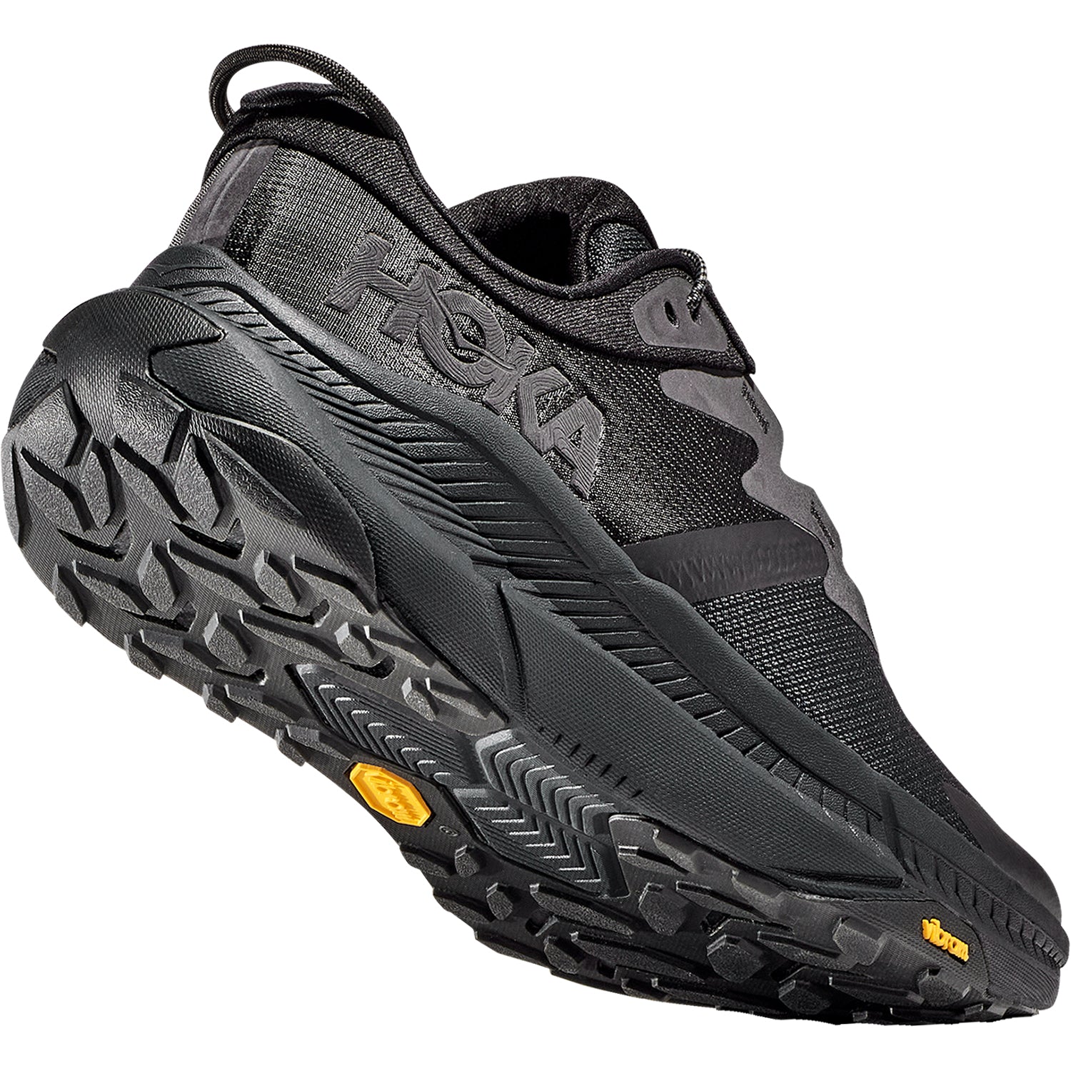 Mens Hoka one one Men's Hoka Transport Black/Black Mesh Black/Black Mesh