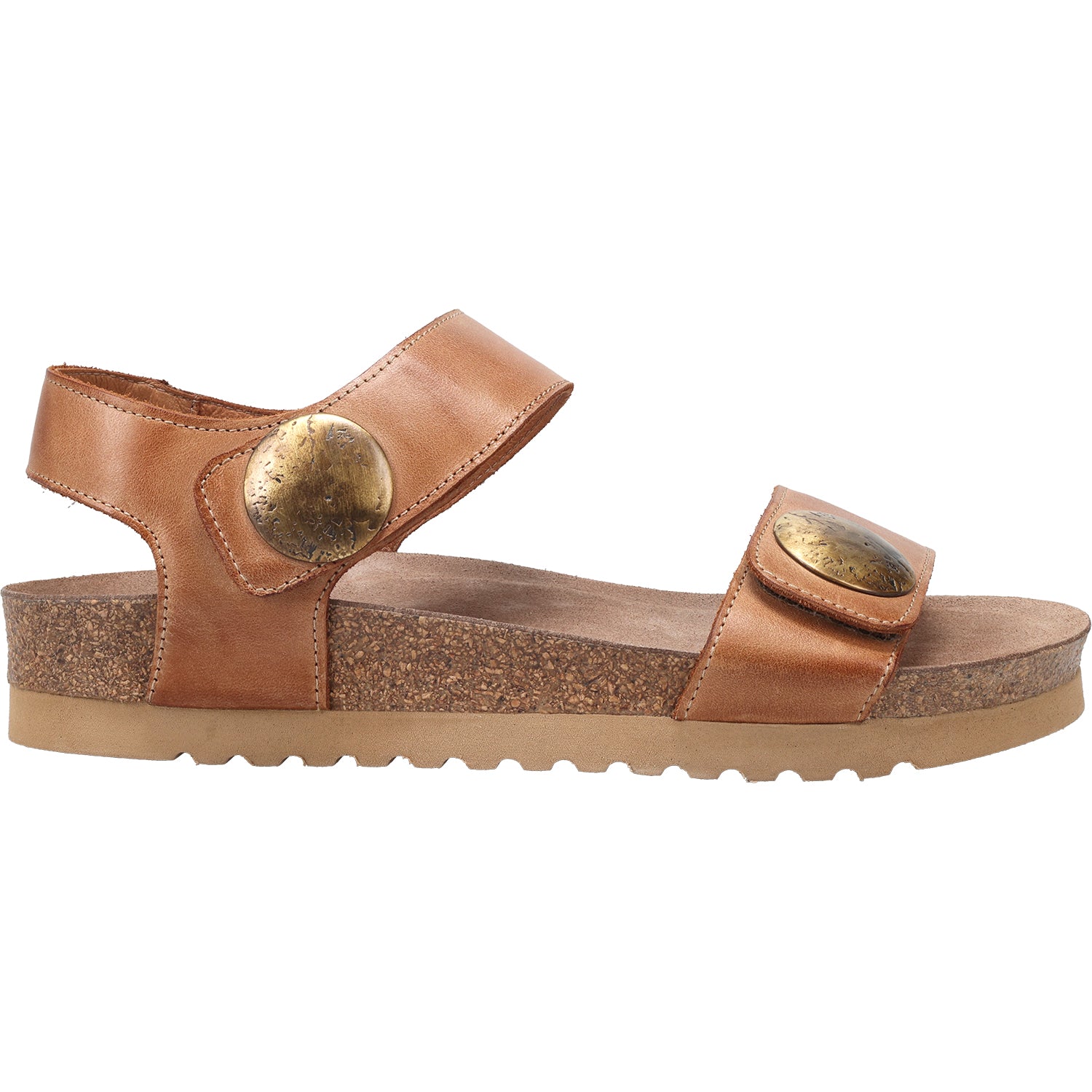 Womens Taos Taos Luckie Women's Ankle Strap Sandals Caramel Leather Caramel Leather