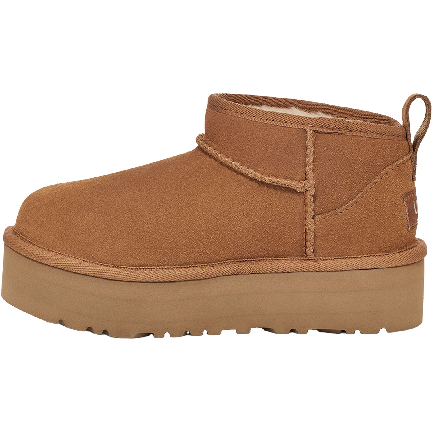 Kids Ugg Kids' UGG Classic Ultra Mini Platform Chestnut Sheepskin Chestnut Sheepskin
