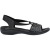 Womens Rieker Rieker 60880-00 With Beads Women's Sandals Black W Beads Synthetic Black W Beads Synthetic