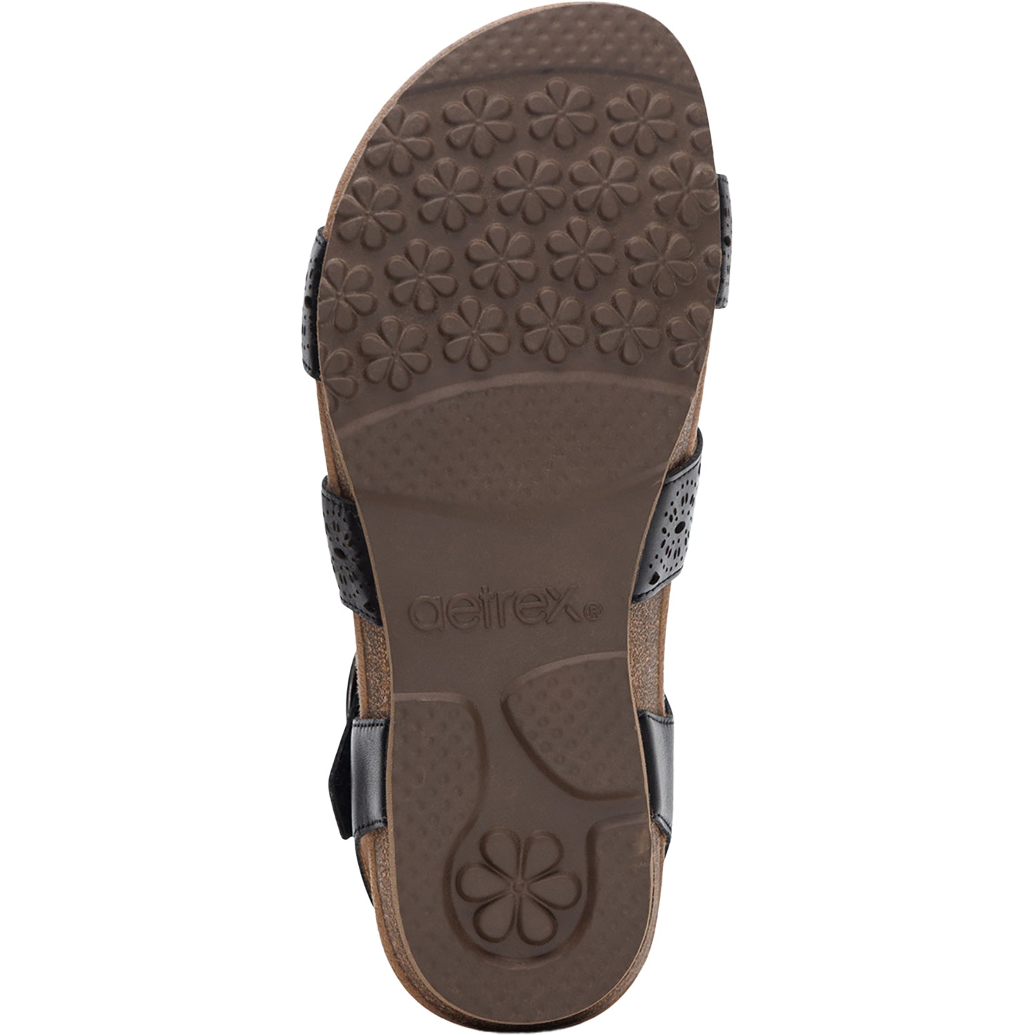 Womens Aetrex Aetrex Lilly Cutout Women's Sandals Black Black