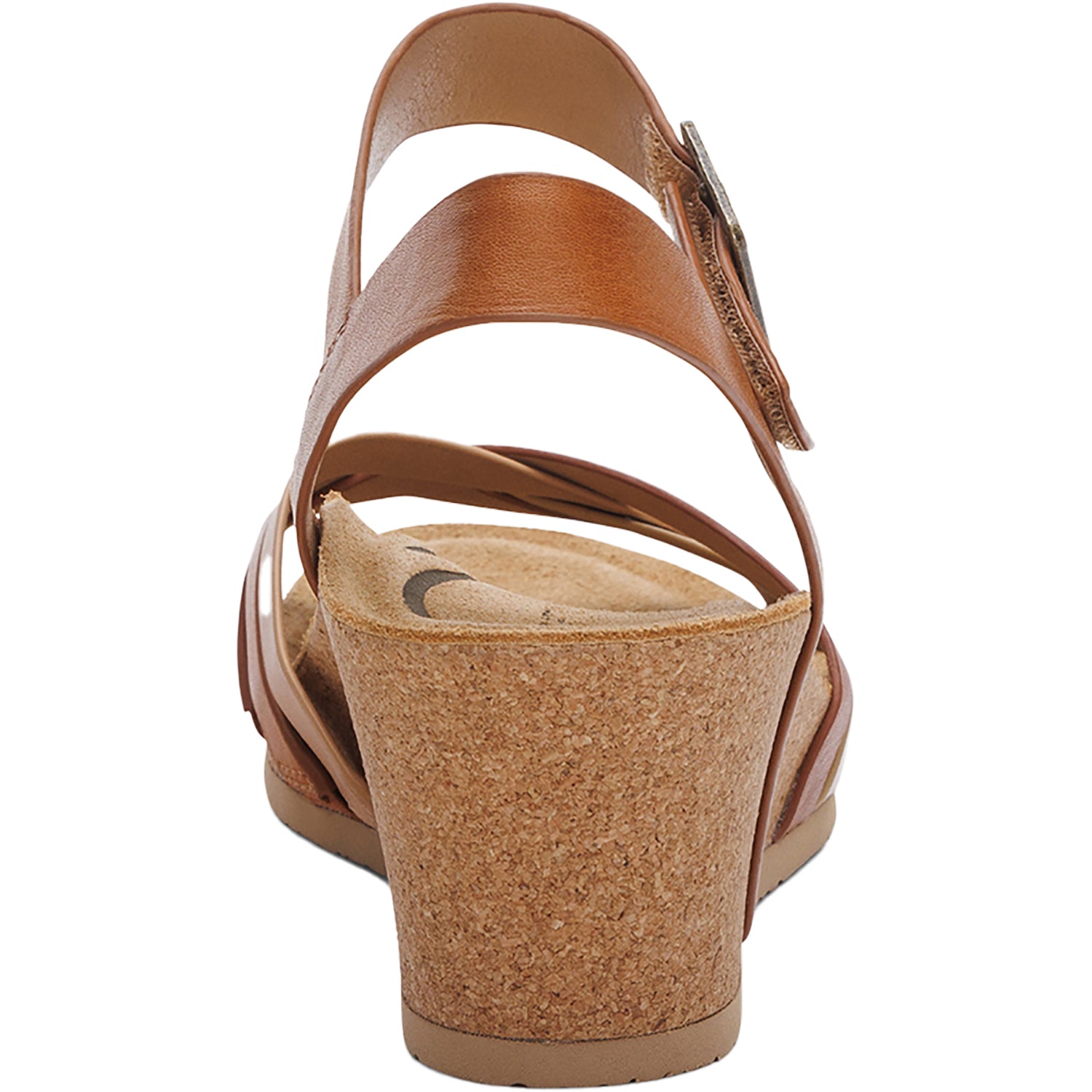 Womens Aetrex Aetrex Noelle Women's Wedge Sandals Ginger Multi Leather Ginger Multi Leather