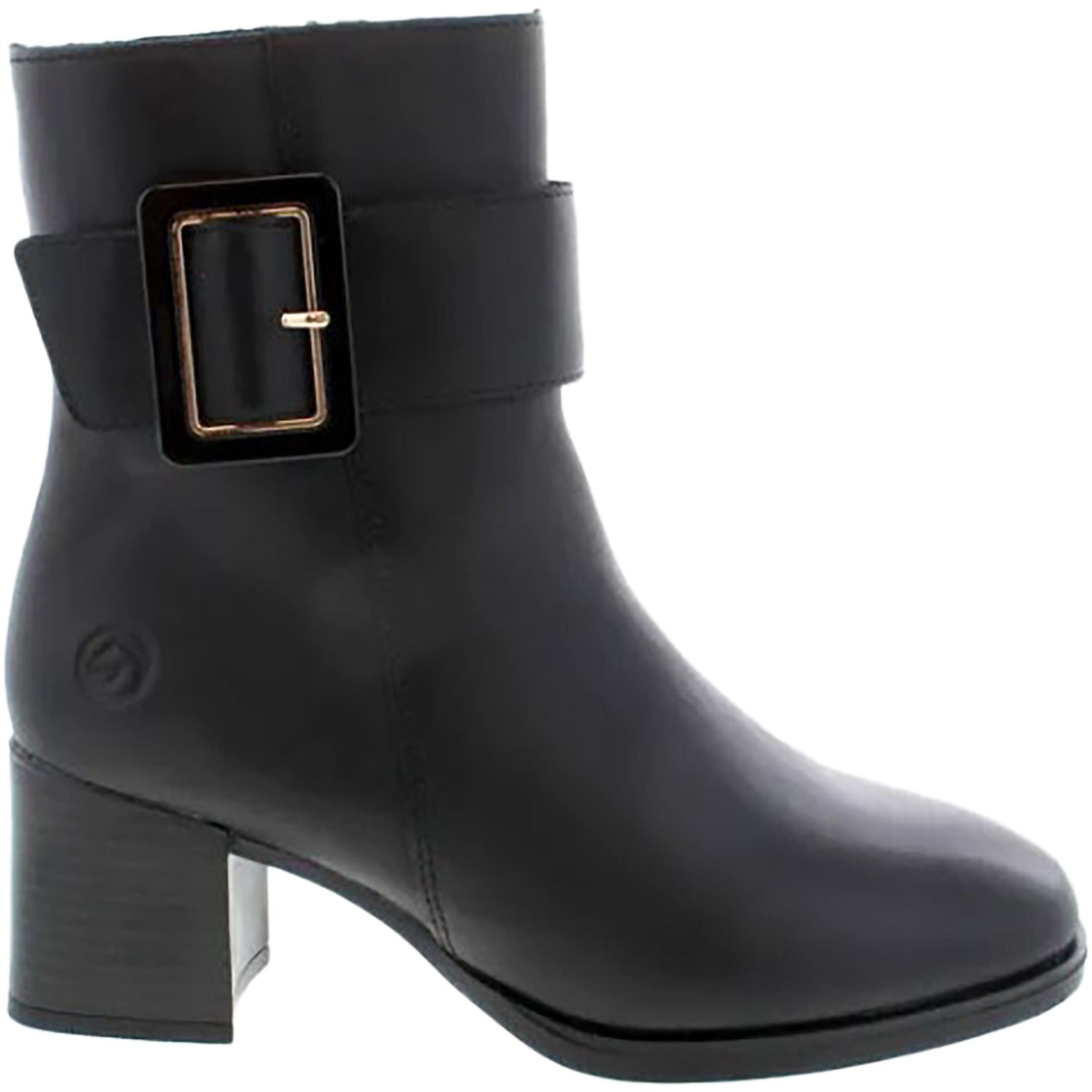 Womens Remonte Remonte D0V80-00 Women's Dressy Boots Black Leather Black Leather