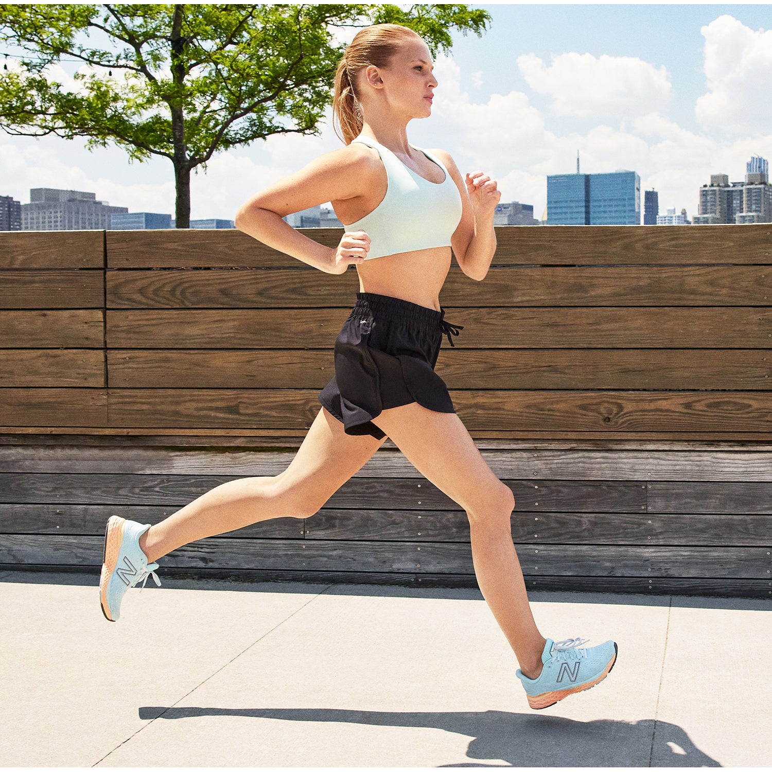 Womens New balance Women's New Balance Fresh Foam W880A11 Arctic Fox/UV Glo Mesh Arctic Fox/UV Glo Mesh