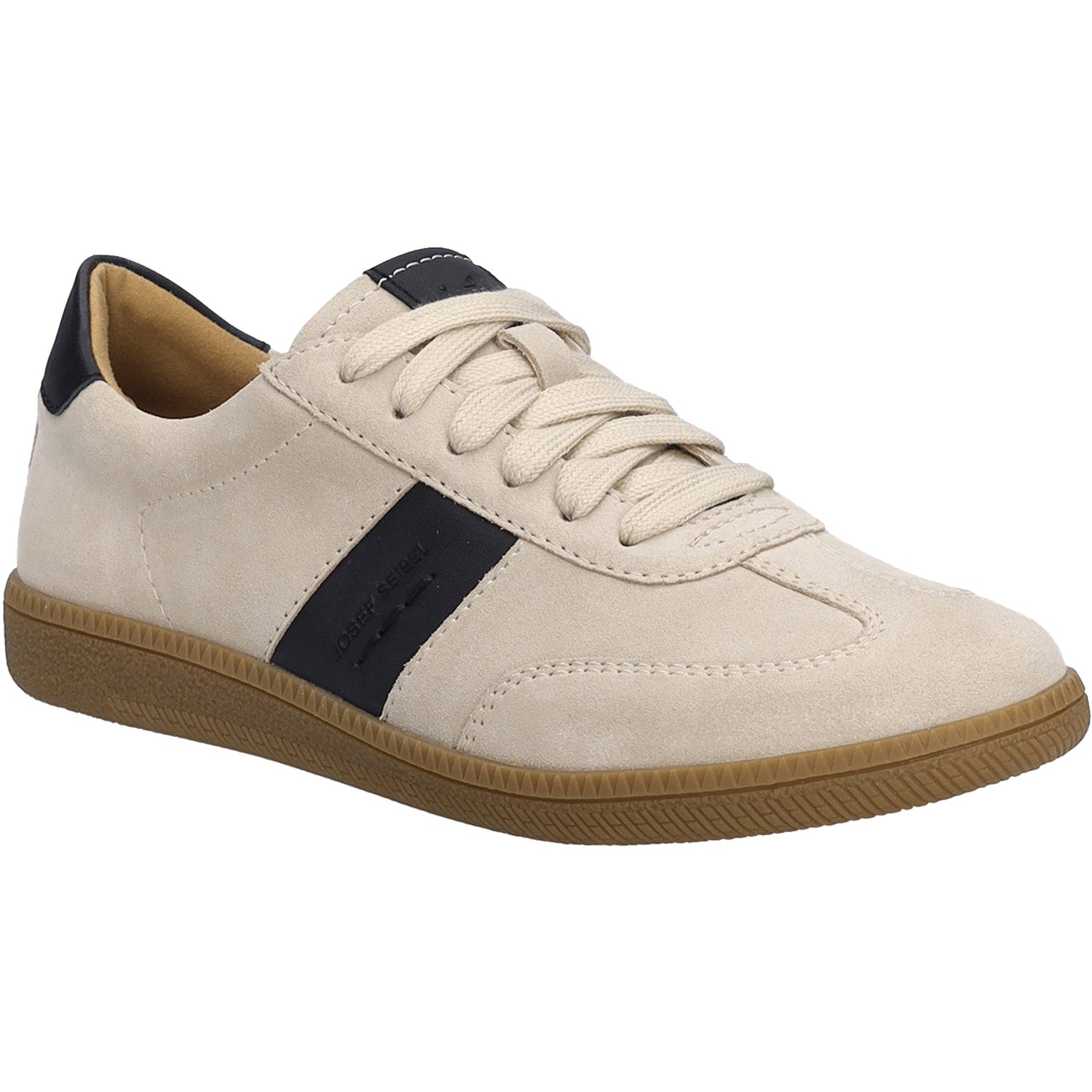 Womens Josef seibel Josef Seibel Joleen 01 Women's Sneakers Beige/Black Suede/Kombi Beige/Black Suede/Kombi