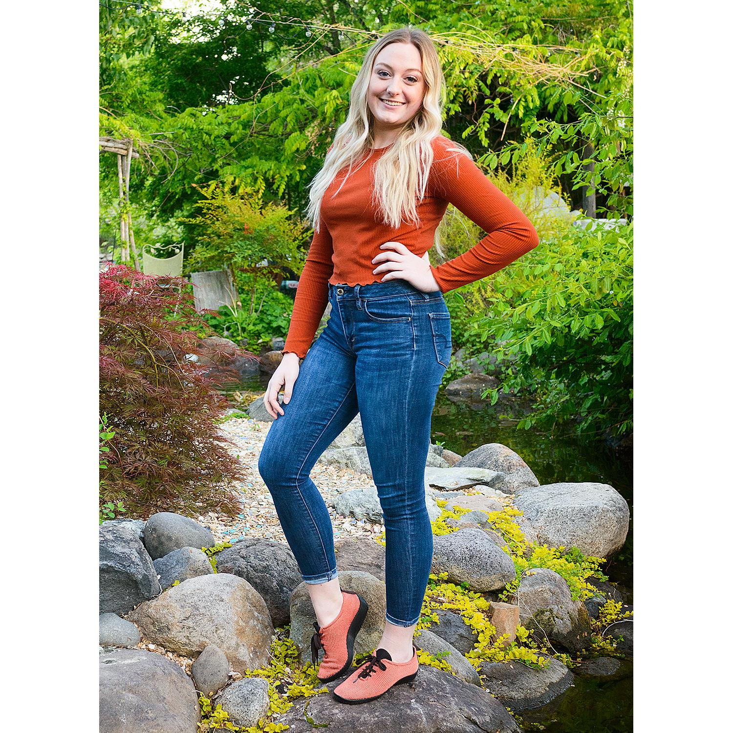 Womens Arcopedico Women's Arcopedico LS Black Knit Fabric Black Knit Fabric