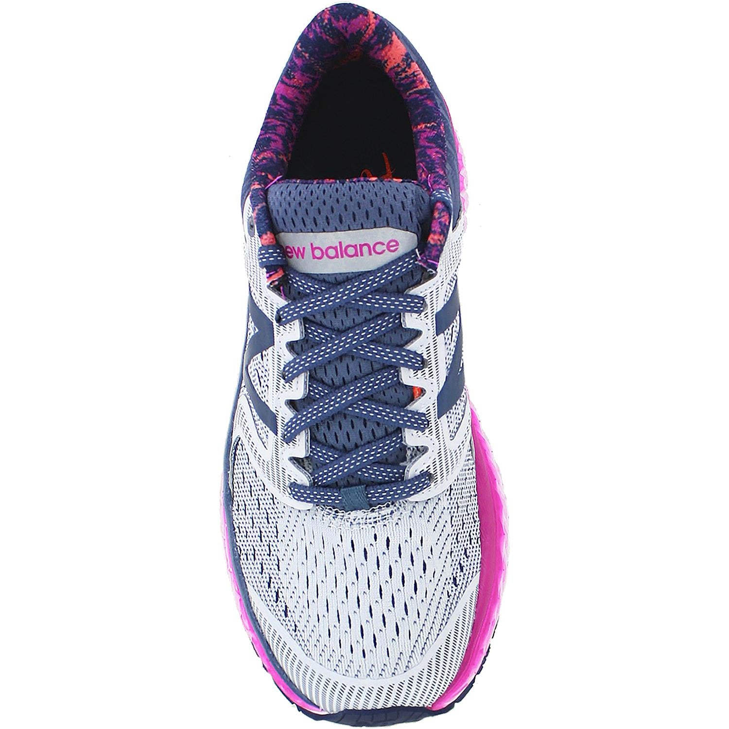 Womens New balance Women's New Balance W1080WO7 Fresh Foam Running Shoes Arctic Fox/Poisonberry/Vivid Tangerine Mesh Arctic Fox/Poisonberry/Vivid Tangerine Mesh