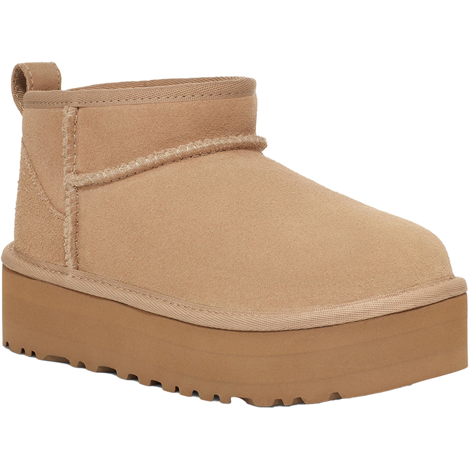 Kids Ugg UGG Classic Ultra Mini Platform Kids' Boots Sand Sheepskin Sand Sheepskin