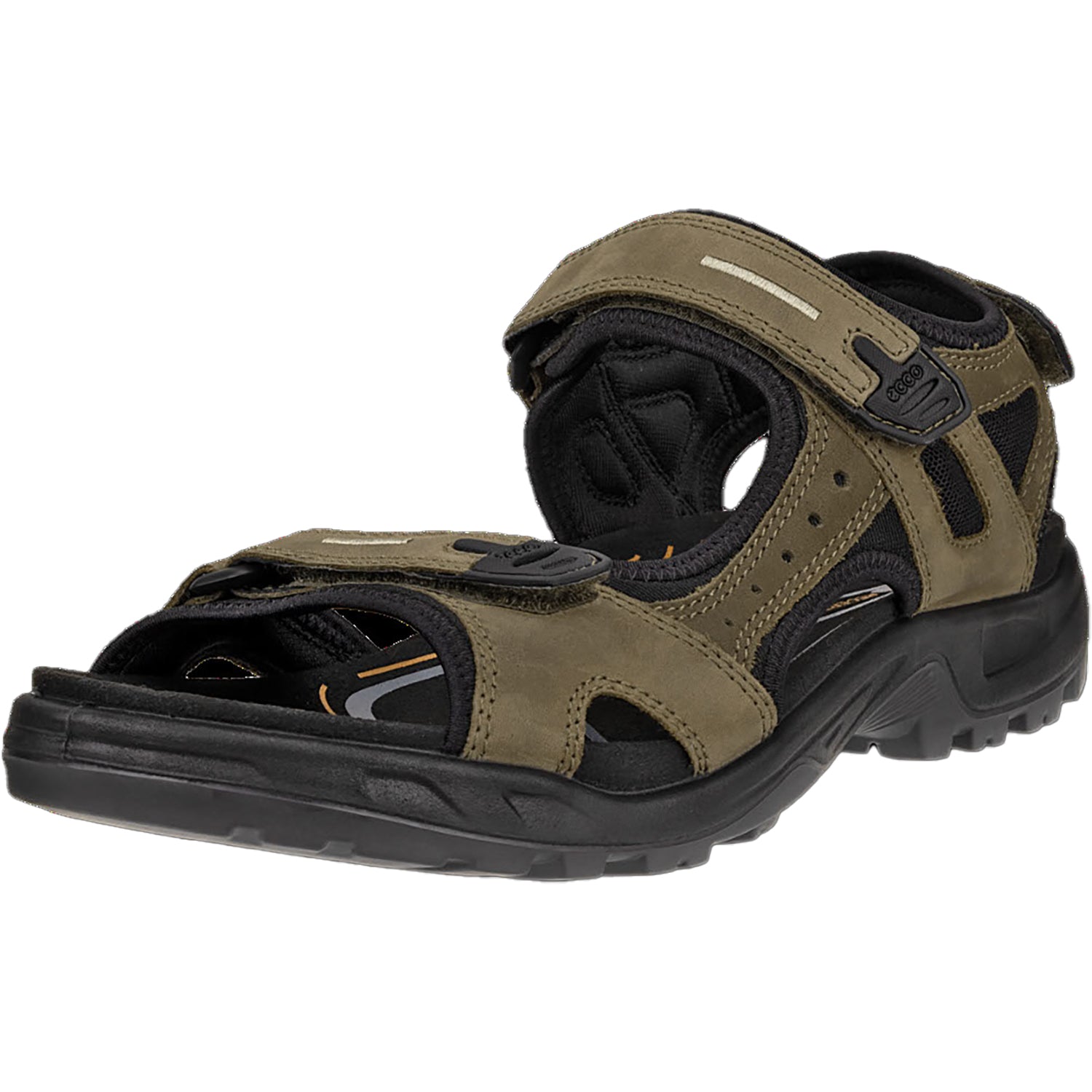 Mens Ecco Ecco Offroad Yucatan Men's Outdoor Sandals Tarmac/Tarmac Nubuck Tarmac/Tarmac Nubuck