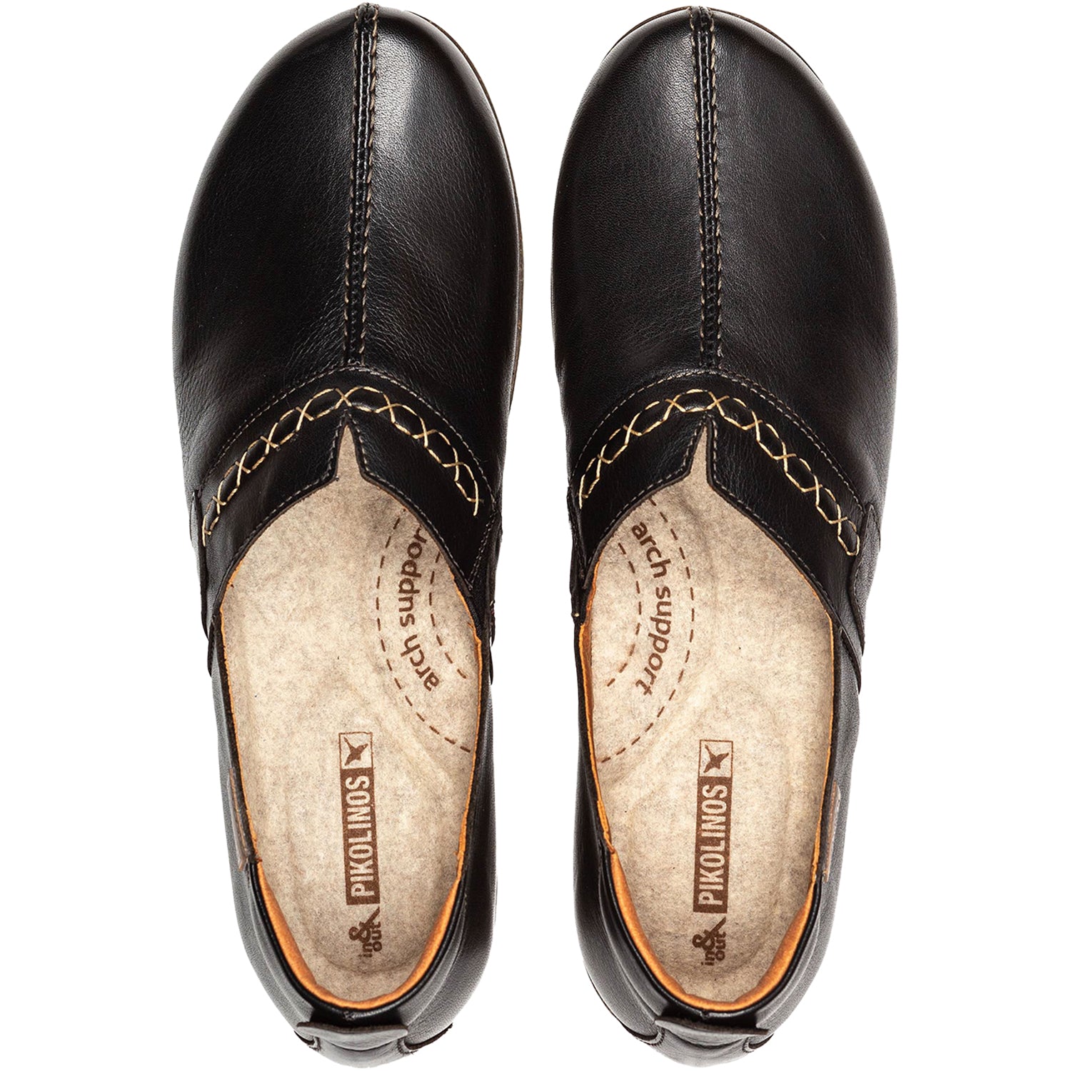 Womens Pikolinos Pikolinos Granada W0W-3627 Women's Shoes Black Leather Black Leather