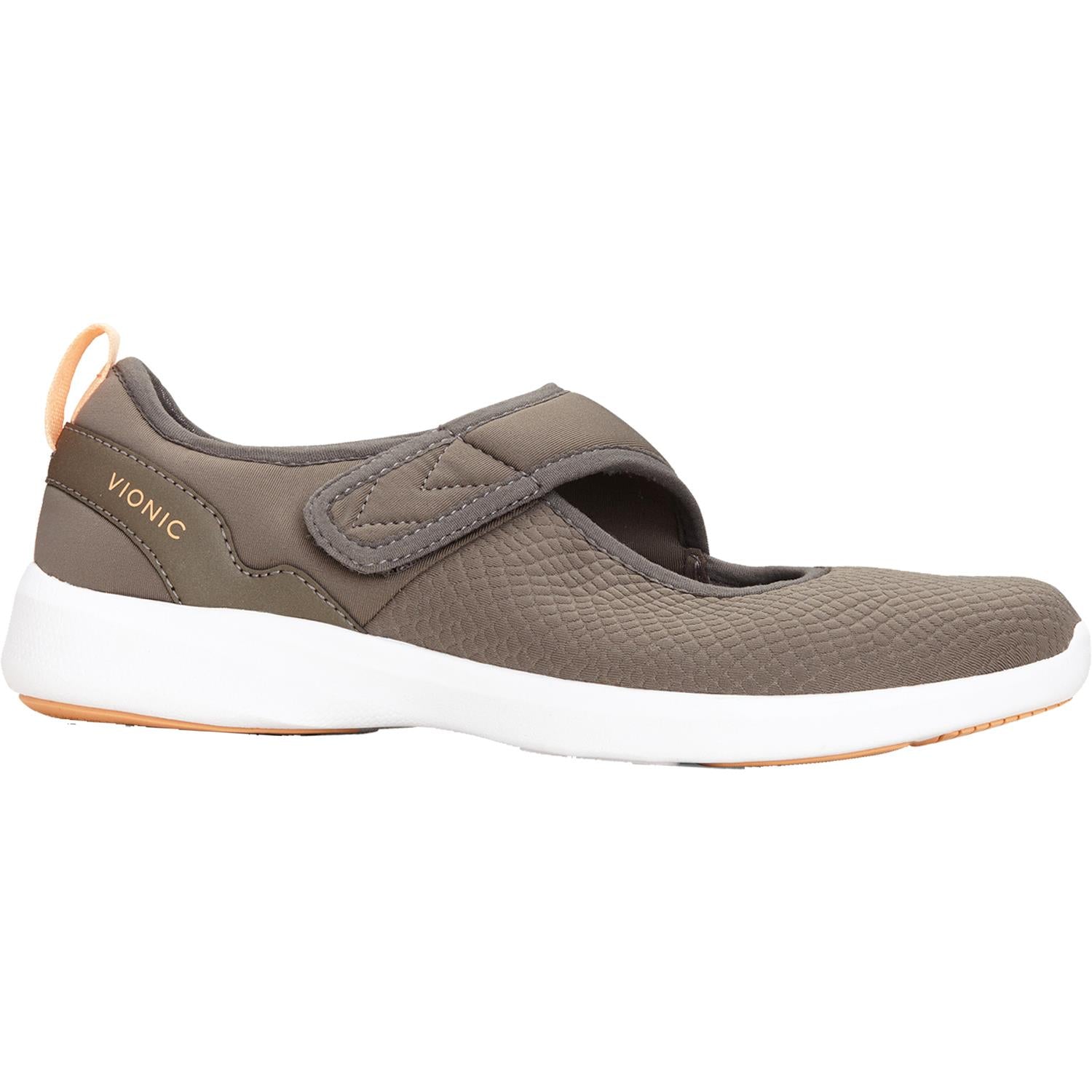 Womens Vionic Vionic Sonnet Women's Slip On Sneakerss Greige Fabric Greige Fabric