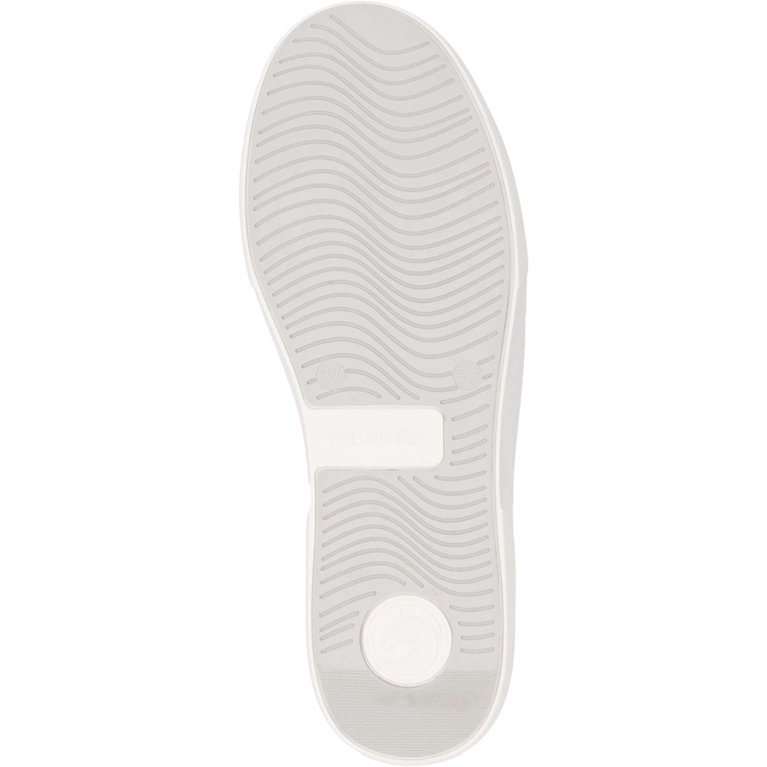 Womens Remonte Remonte D2J00-81 Women's Sporty Lace Up Shoes White/Gold Leather White/Gold Leather