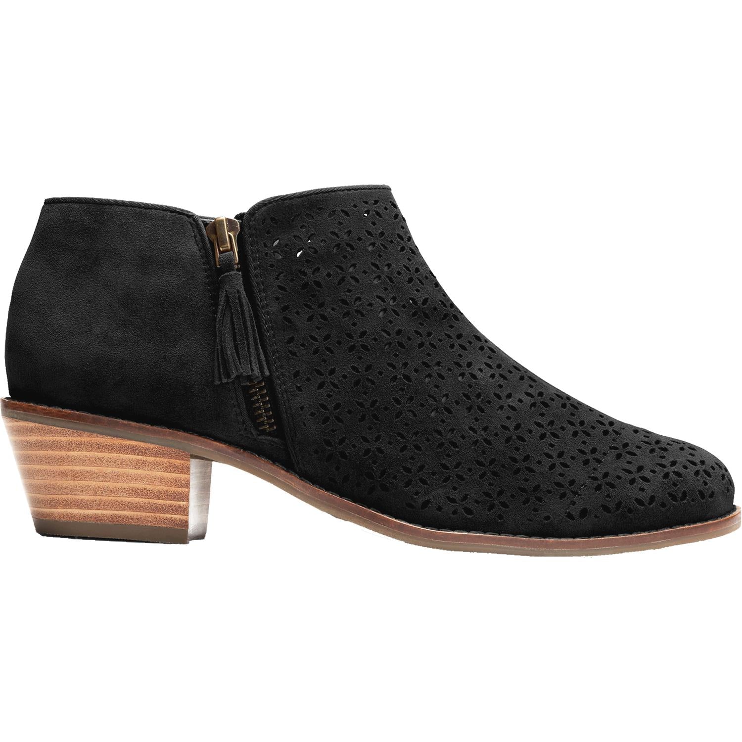Womens Vionic Vionic Daytona Women's Ankle Boots Black Suede Black Suede
