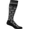 Womens Sockwell Sockwell Twirl Knee High Socks 15-20 mmHg Women's Compression Socks Black Black