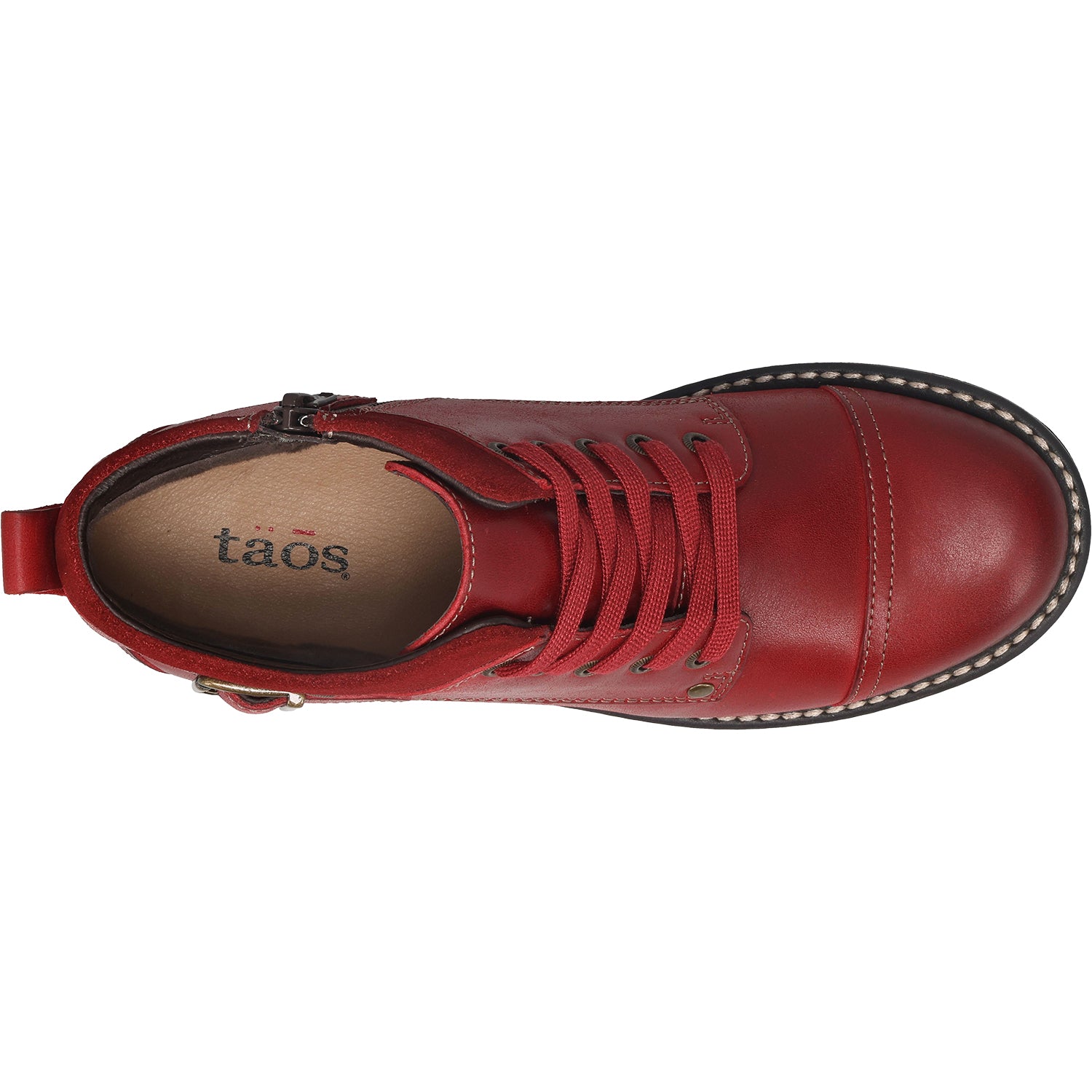 Women's Taos Mini Crave Red Leather – Footwear etc.