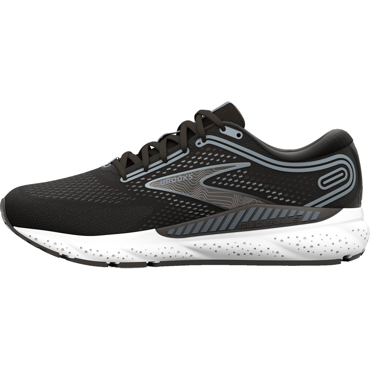 Womens Brooks Brooks Ariel GTS 23 (Stability Support) Women's Road Running Shoes Black/Grey/White Mesh Black/Grey/White Mesh