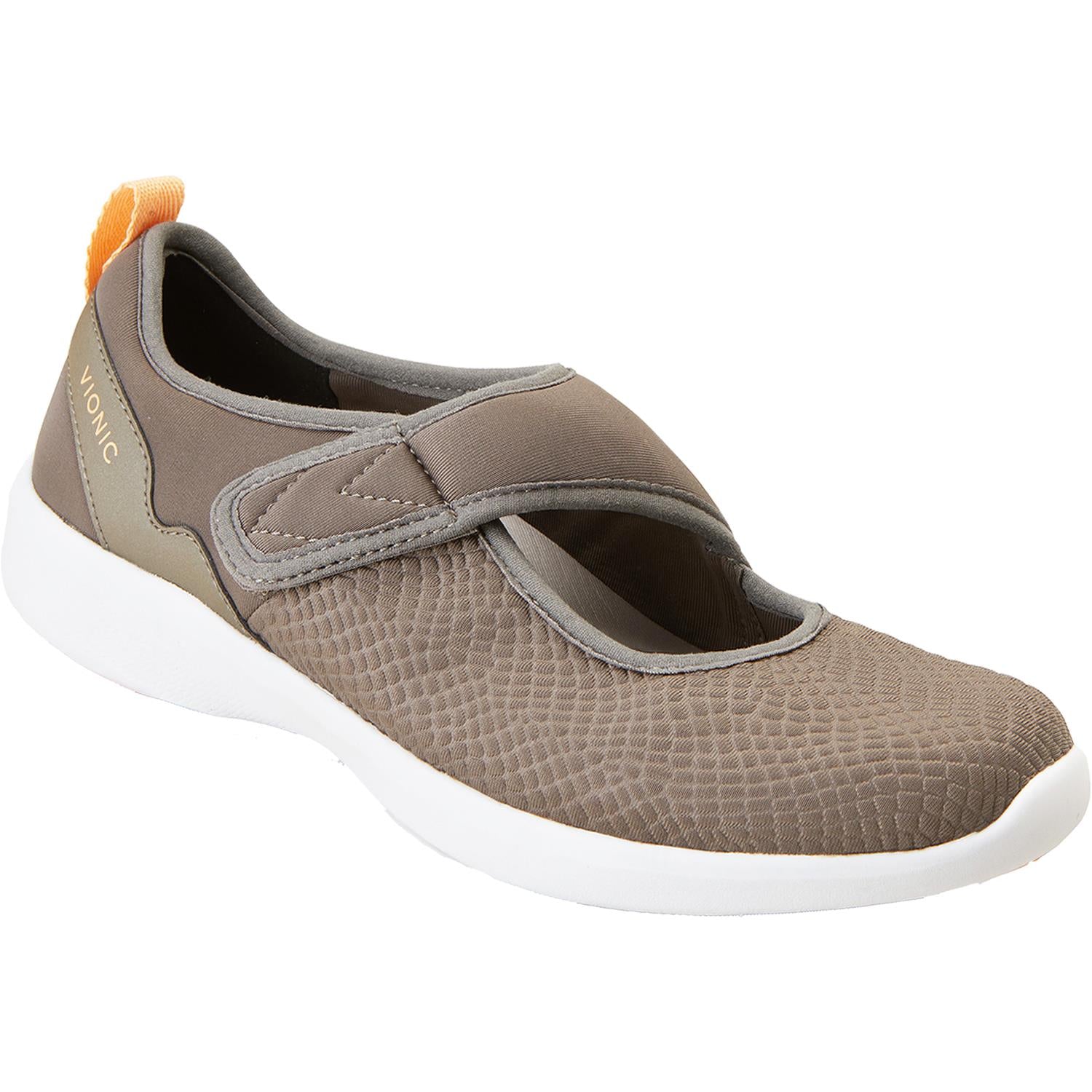 Womens Vionic Vionic Sonnet Women's Slip On Sneakerss Greige Fabric Greige Fabric