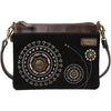 Unisex Chala Chala Starburst Dazzled Mini Crossbody Handbag Black Synthetic Black Synthetic