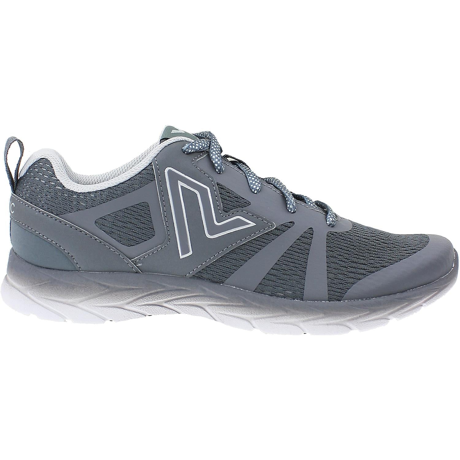 Womens Vionic Vionic Miles Women's Walking Shoes Grey Synthetic/Mesh Grey Synthetic/Mesh