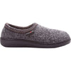 Mens Haflinger Haflinger ATB Men's Wool Slippers Grey Speckle Wool Grey Speckle Wool