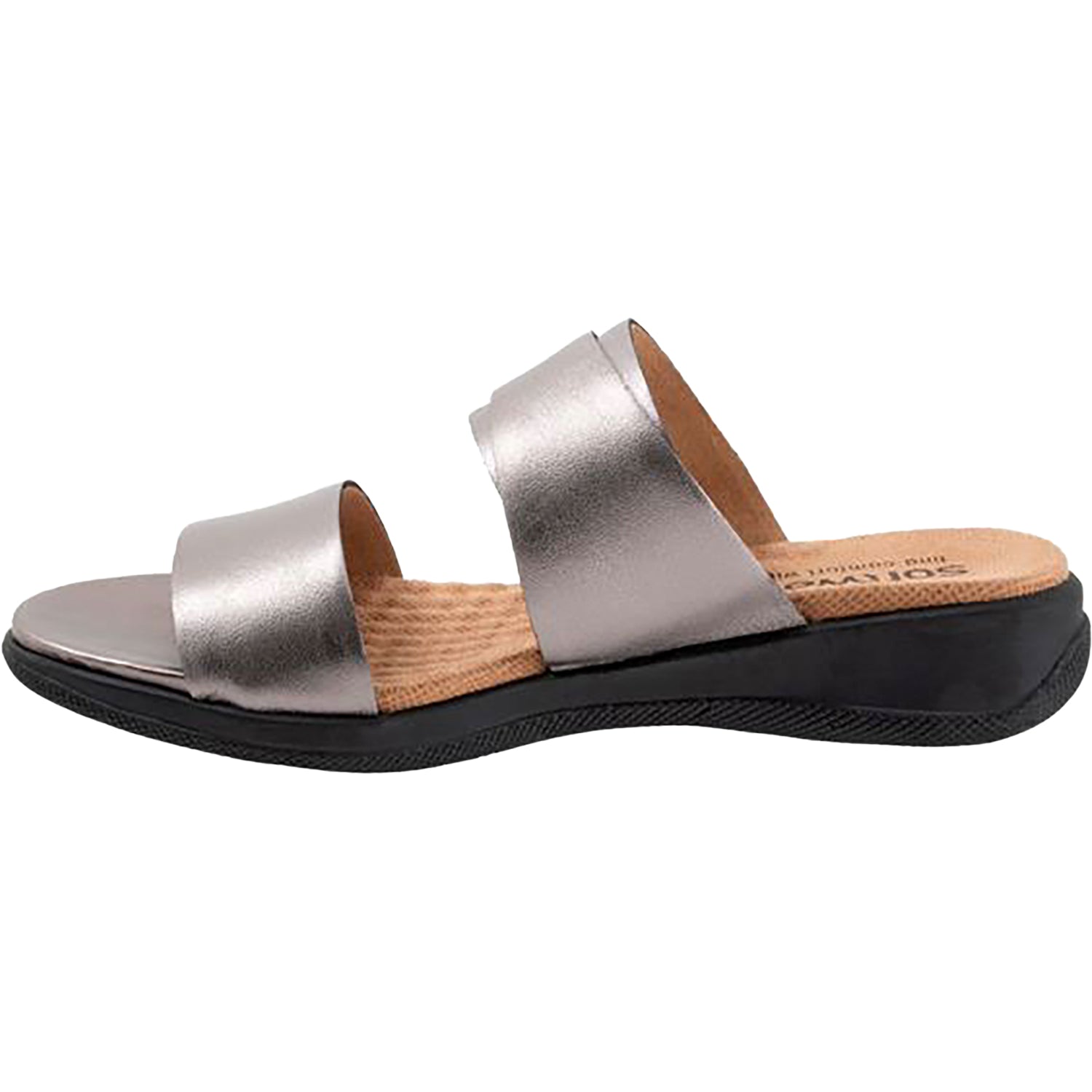 Womens Soft walk Soft Walk Toki Women's Sandals Pewter Leather Pewter Leather