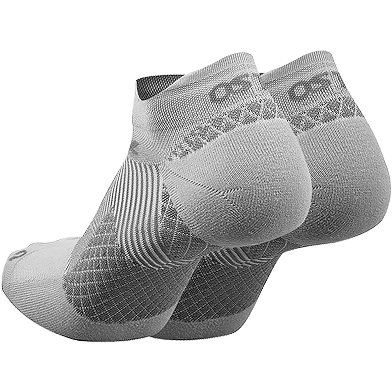 Unisex Os1st OS1st FS4 No Show Plantar Fasciitis Socks Pair Unisex OS1st Plantar Fasciitis Socks Grey Grey