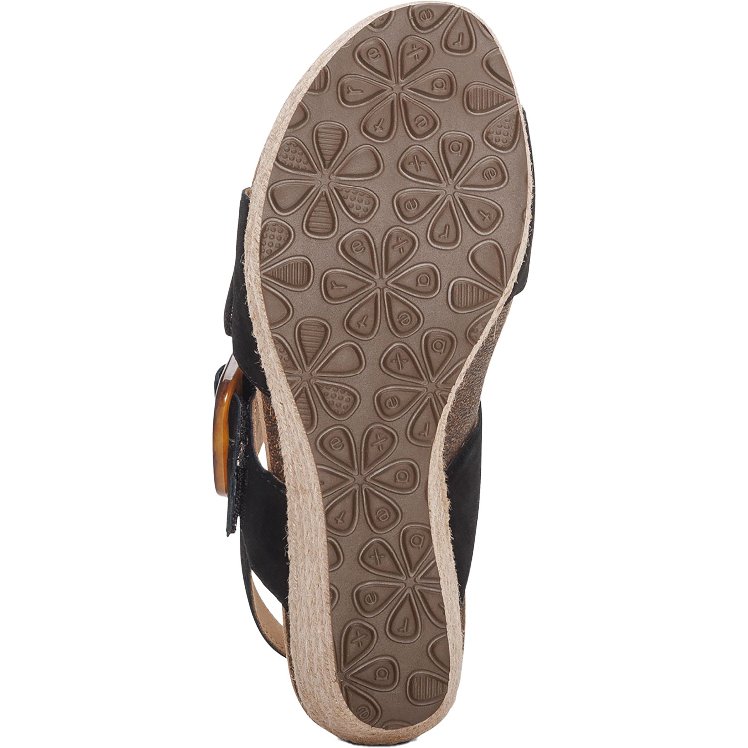 Womens Aetrex Aetrex Ashley Women's Sandals Black Leather Black Leather