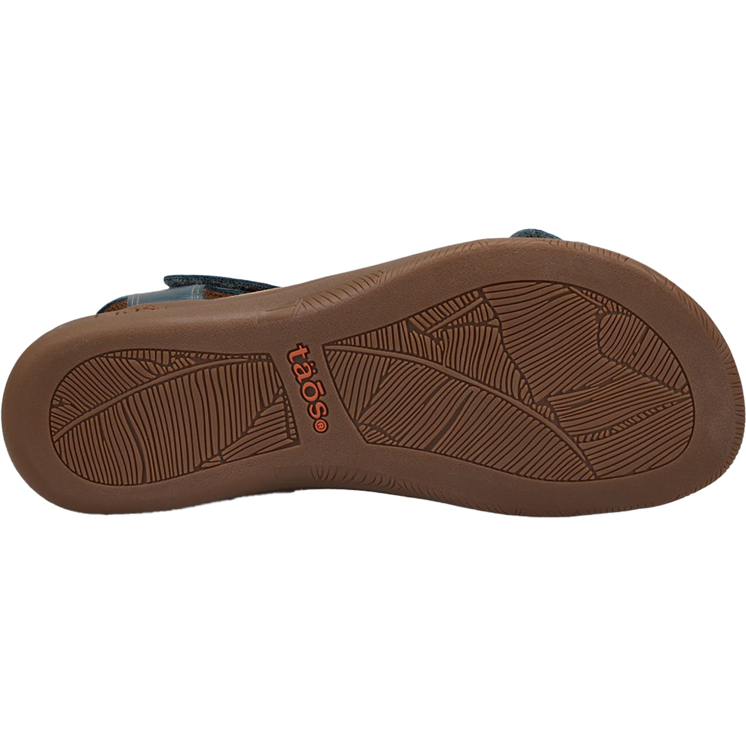 Womens Taos Taos The Show Women's Sandals Petrol Blue Leather Petrol Blue Leather