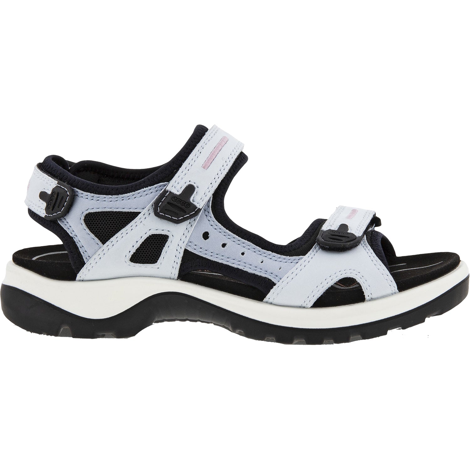 Womens Ecco ECCO Yucatan Women's Outdoor Sandals Air/Dusty Blue Nubuck Air/Dusty Blue Nubuck
