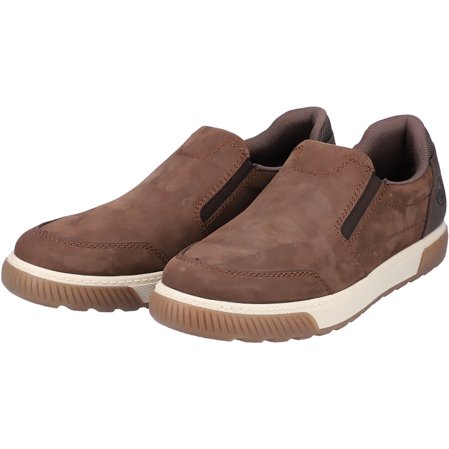 Mens Rieker Rieker 18951-25 Rex 51 Men's Slip Ons Cigar/Moro/Braun-Schwarz Cigar/Moro/Braun-Schwarz