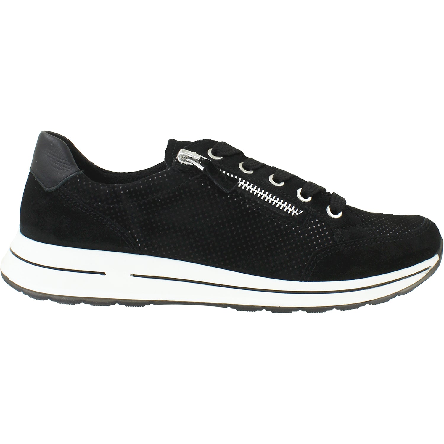 Womens Ara shoes Ara Oleanna Women's Sneakers Black Suede/Puntkid Black Suede/Puntkid