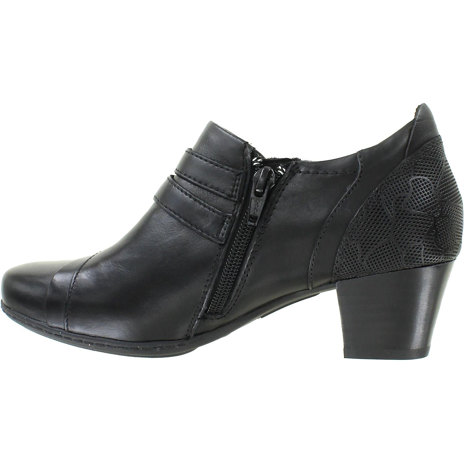 Womens Earth Women's Earth Toronto Black Soft Calf Leather Black Soft Calf Leather