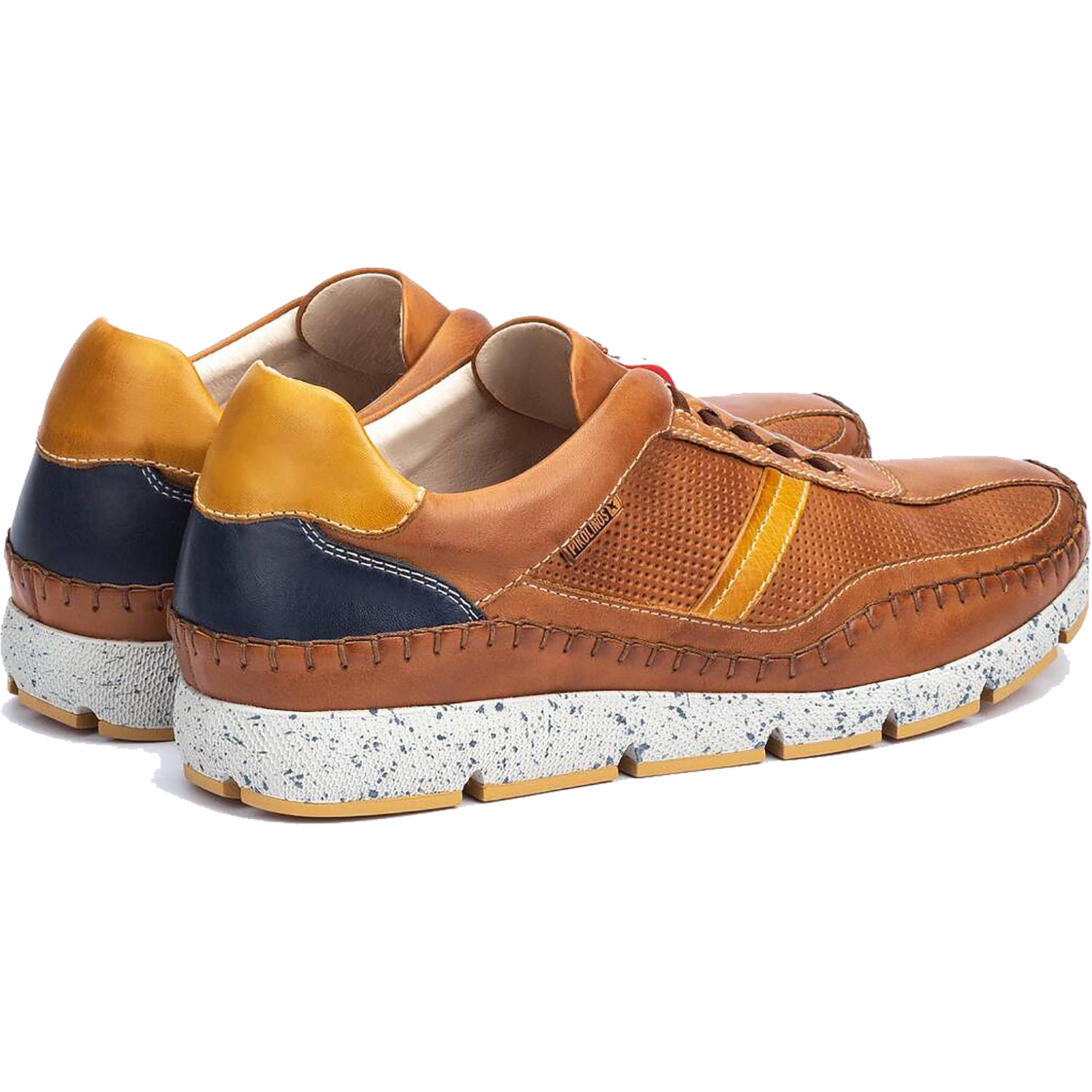 Mens Pikolinos Pikolinos Fuencarral M4U-6046C1 Men's Shoes Brandy Leather Brandy Leather