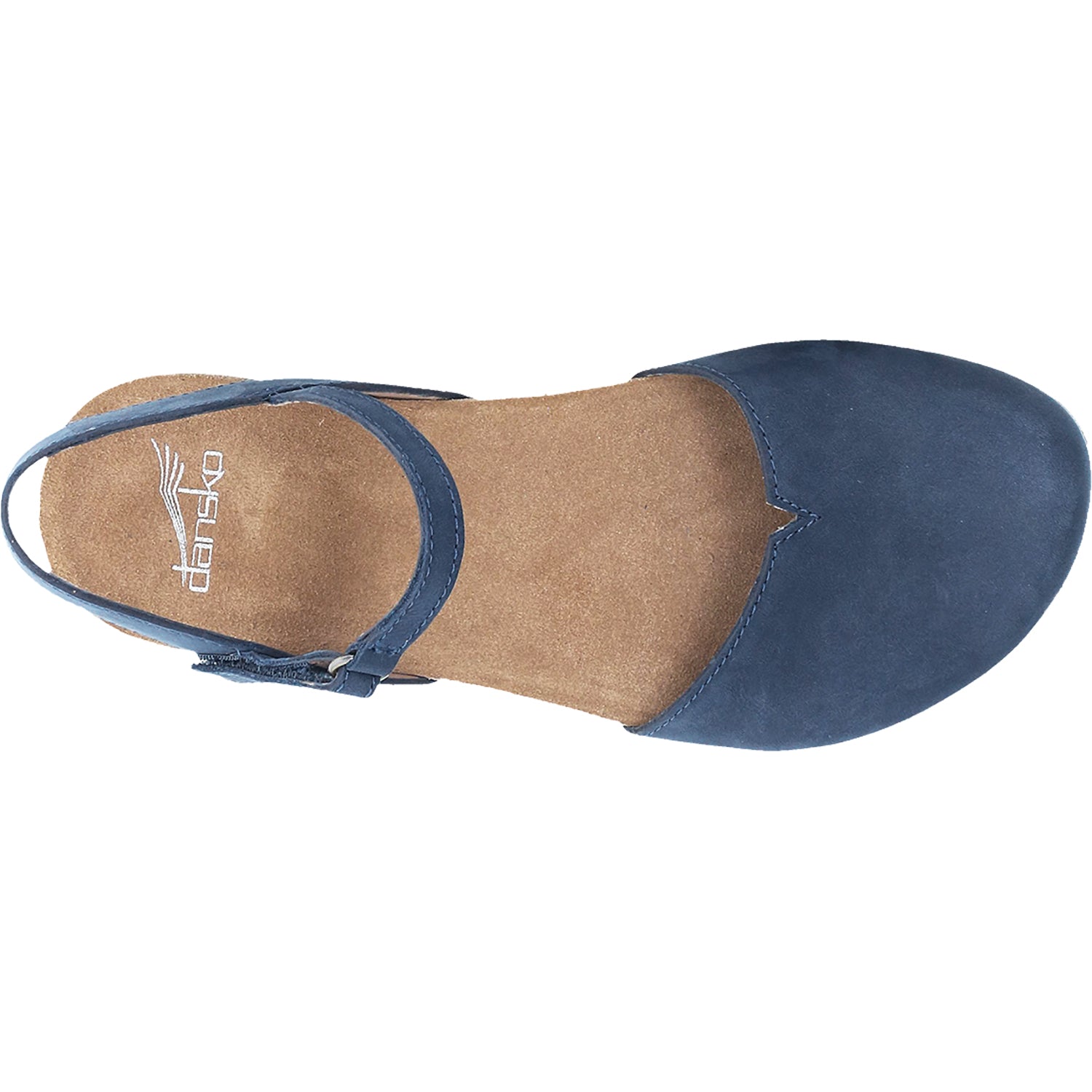 Womens Dansko Dansko Rowan Women's Shoes Navy Milled Nubuck Navy Milled Nubuck