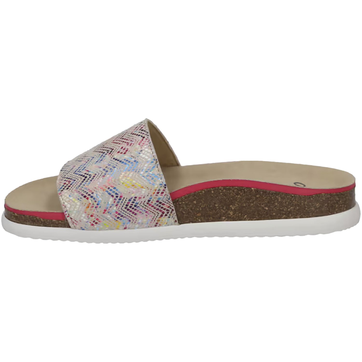 Womens Ara shoes Ara Salta Women's Slide Slippers Multi Mavajokid Suede Multi Mavajokid Suede