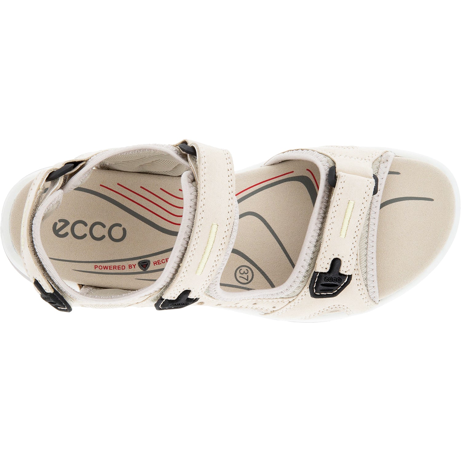 Womens Ecco Women's Ecco Offroad Yucatan Limestone Nubuck Limestone Nubuck